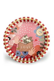 Hermia Bandeja de Metal EZ1975S Multicolor 31,5 x 31,5 cm